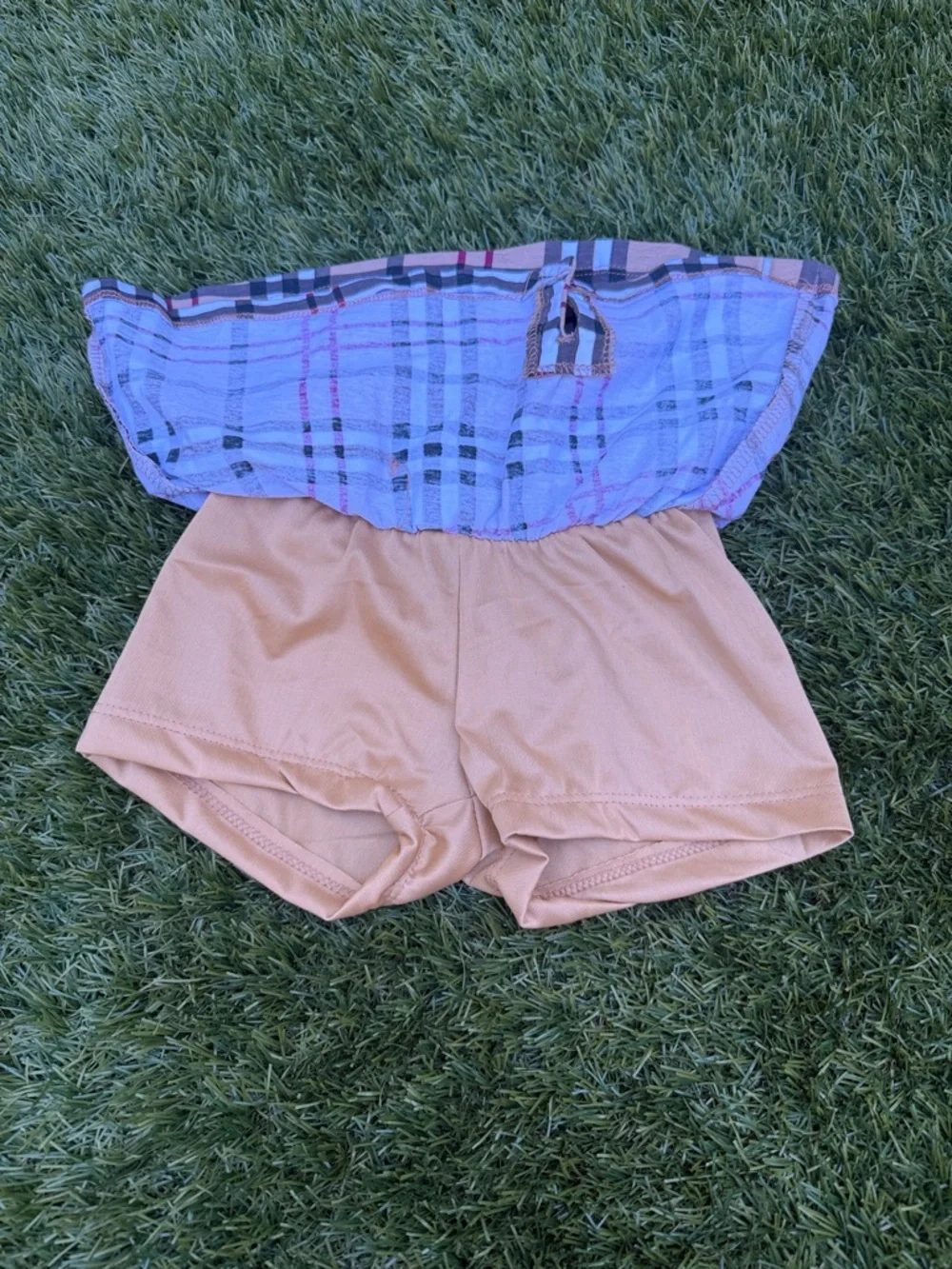 Girls 2T Plaid Skort & Graphic Top Bundle